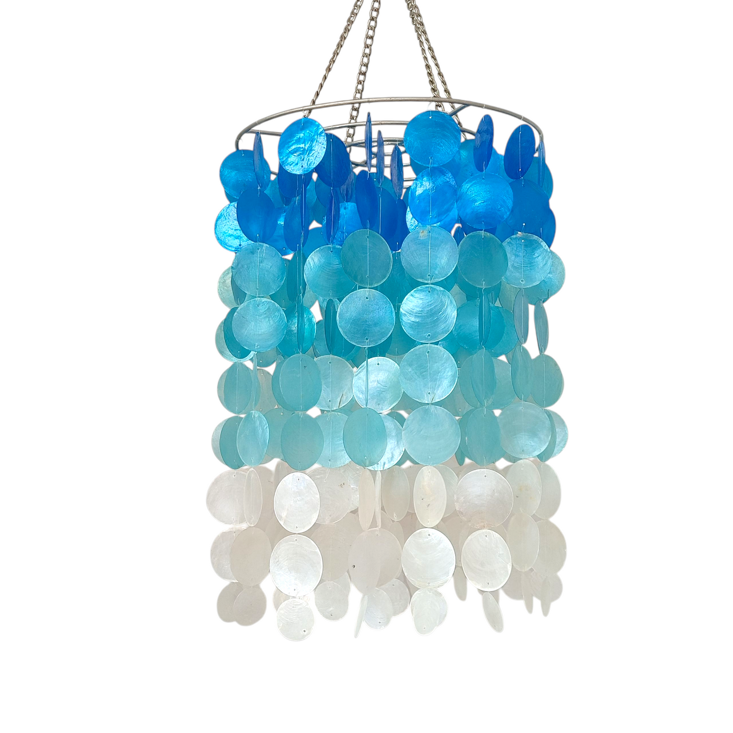 Ombre Capiz Wind Chime