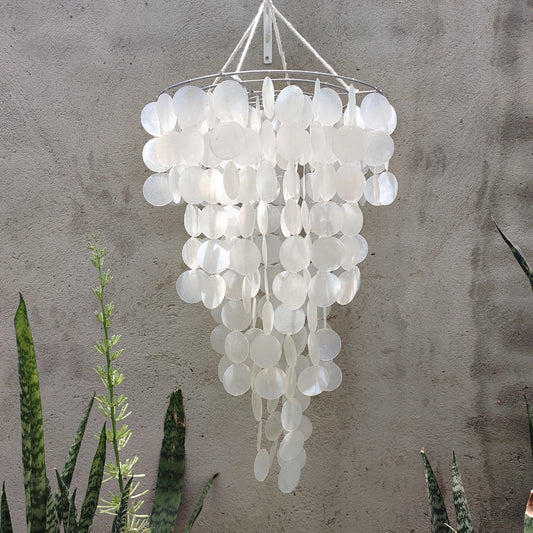 Capiz Shell Wind Chime, Capiz Shell Chandelier