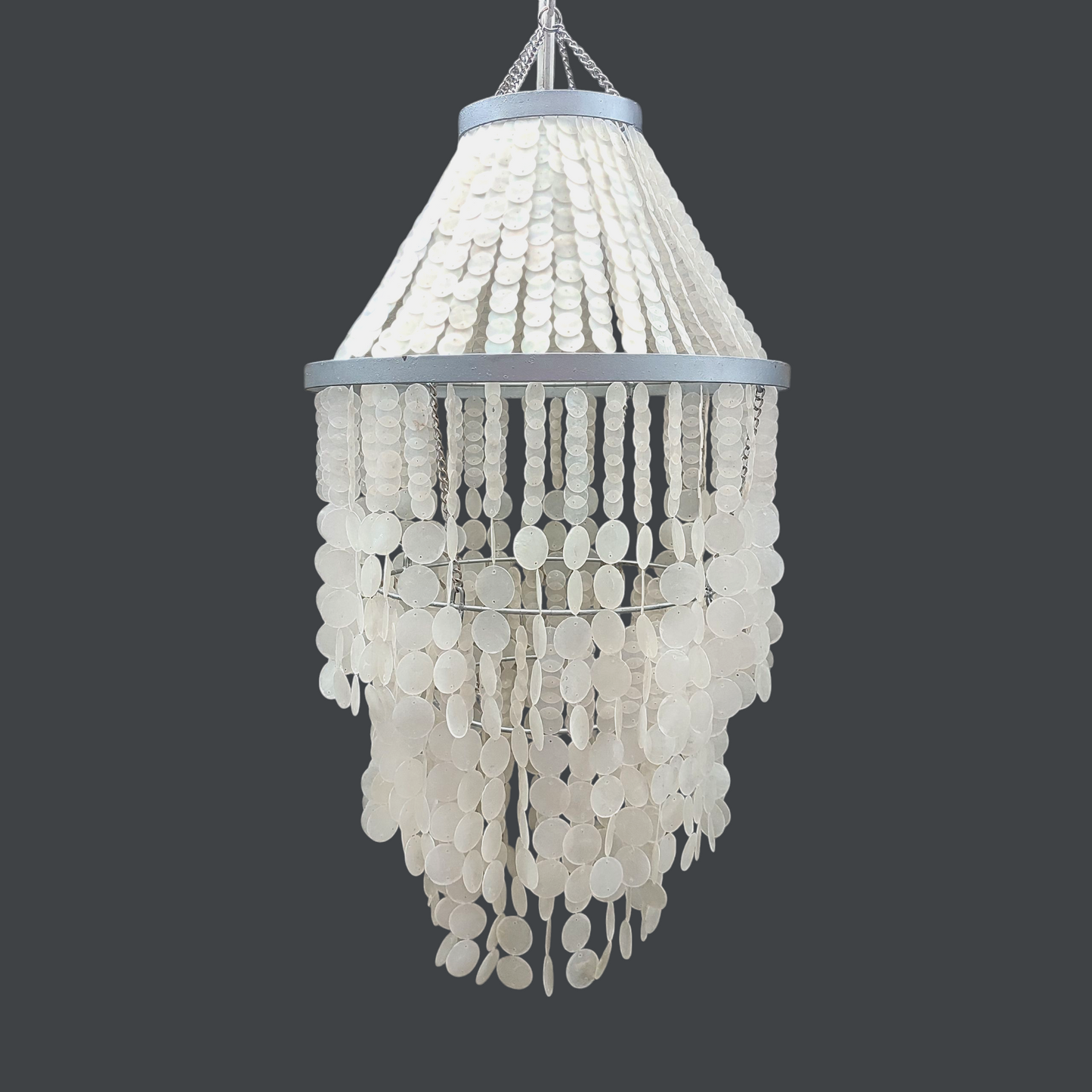 Capiz Shell Pendant Light, Capiz Lamp Shade