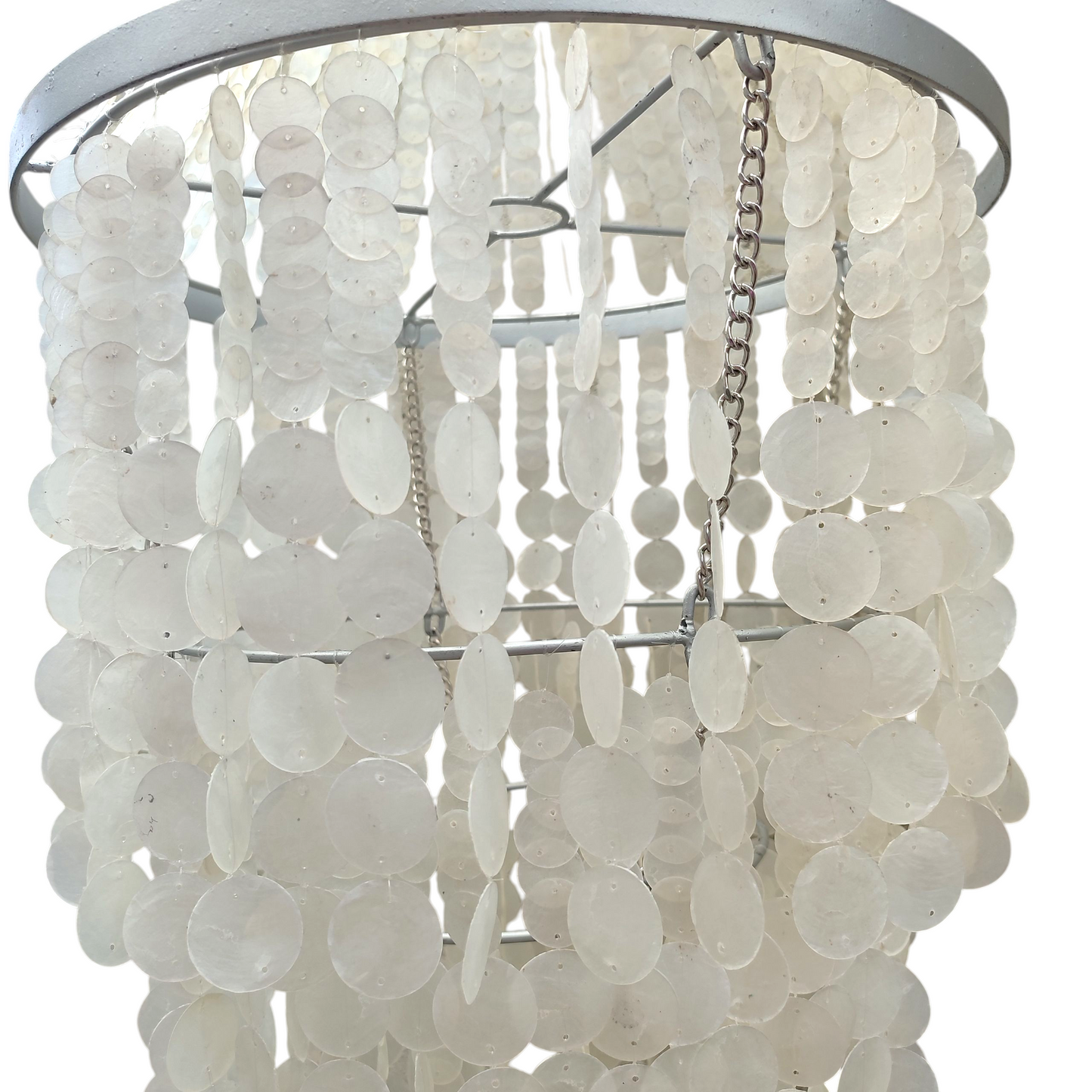 Capiz Shell Pendant Light, Capiz Lamp Shade