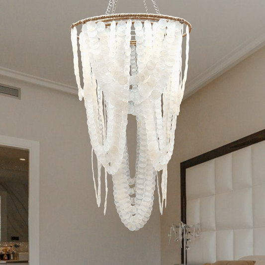 Capiz Lamp Shade for bedroom!