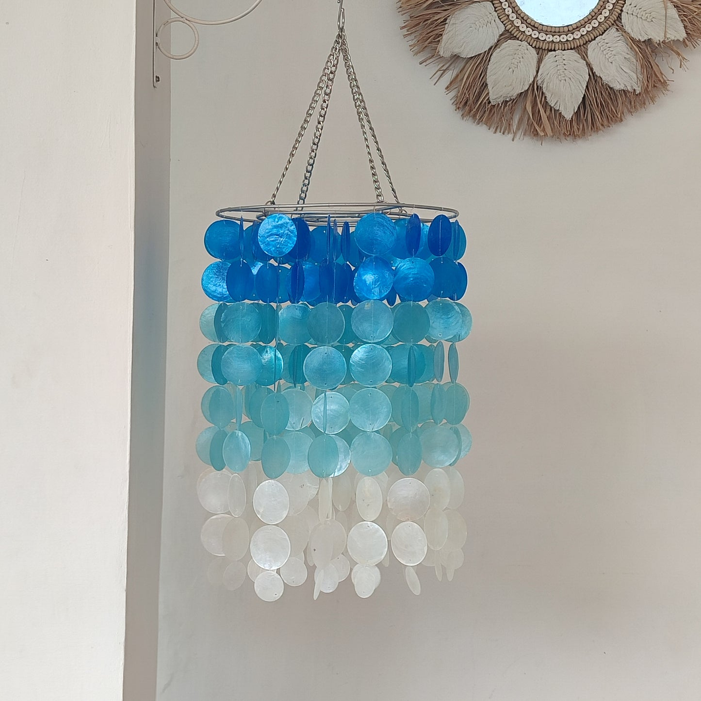 Ombre Capiz Wind Chime