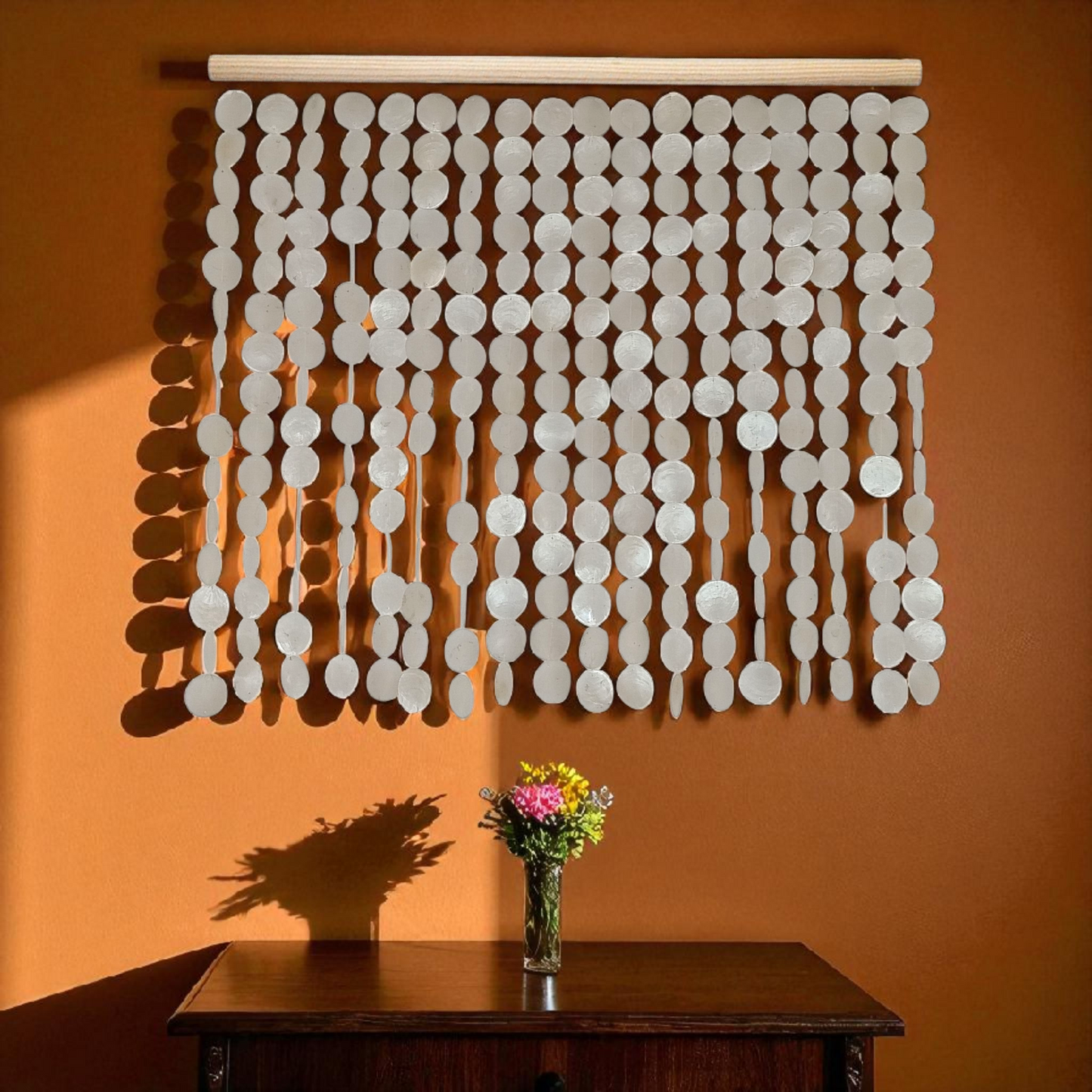 Capiz Shell Wall Curtain Decor, Capiz Wall Art