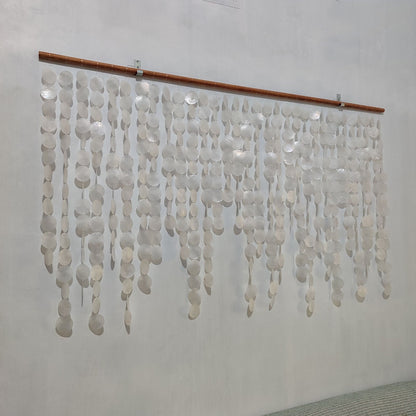 Capiz Wall Hanging Decor for Coastal bedrom interior | Shell Wall Art