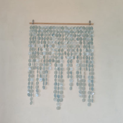 Custom Handmade Capiz Shell Wall Hanging for bedroom decor