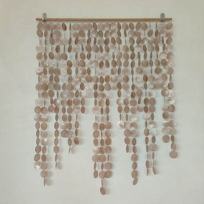 Custom Handmade Capiz Shell Wall Hanging for bedroom decor