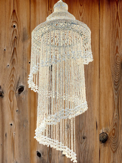 Sea Shell Chandelier, Boho Chandelier