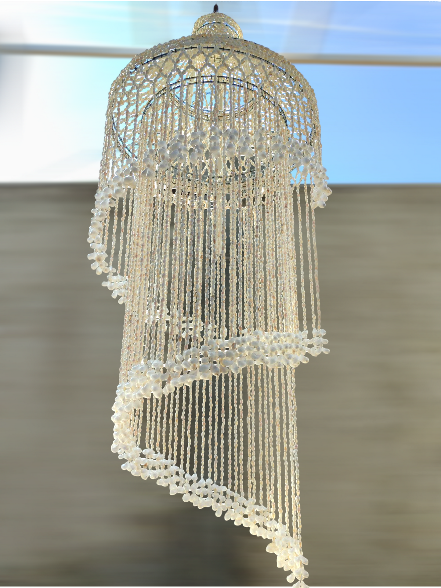 Sea Shell Chandelier, Boho Chandelier