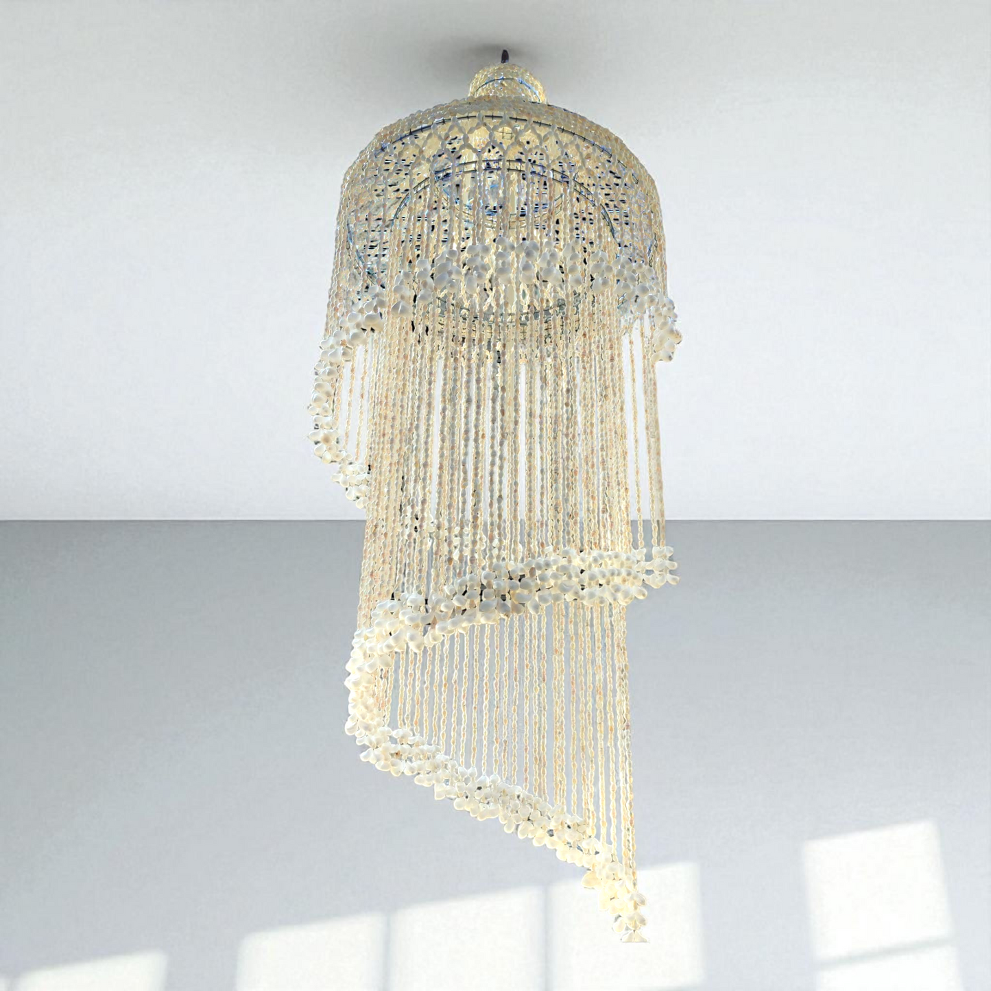 Sea Shell Chandelier, Boho Chandelier