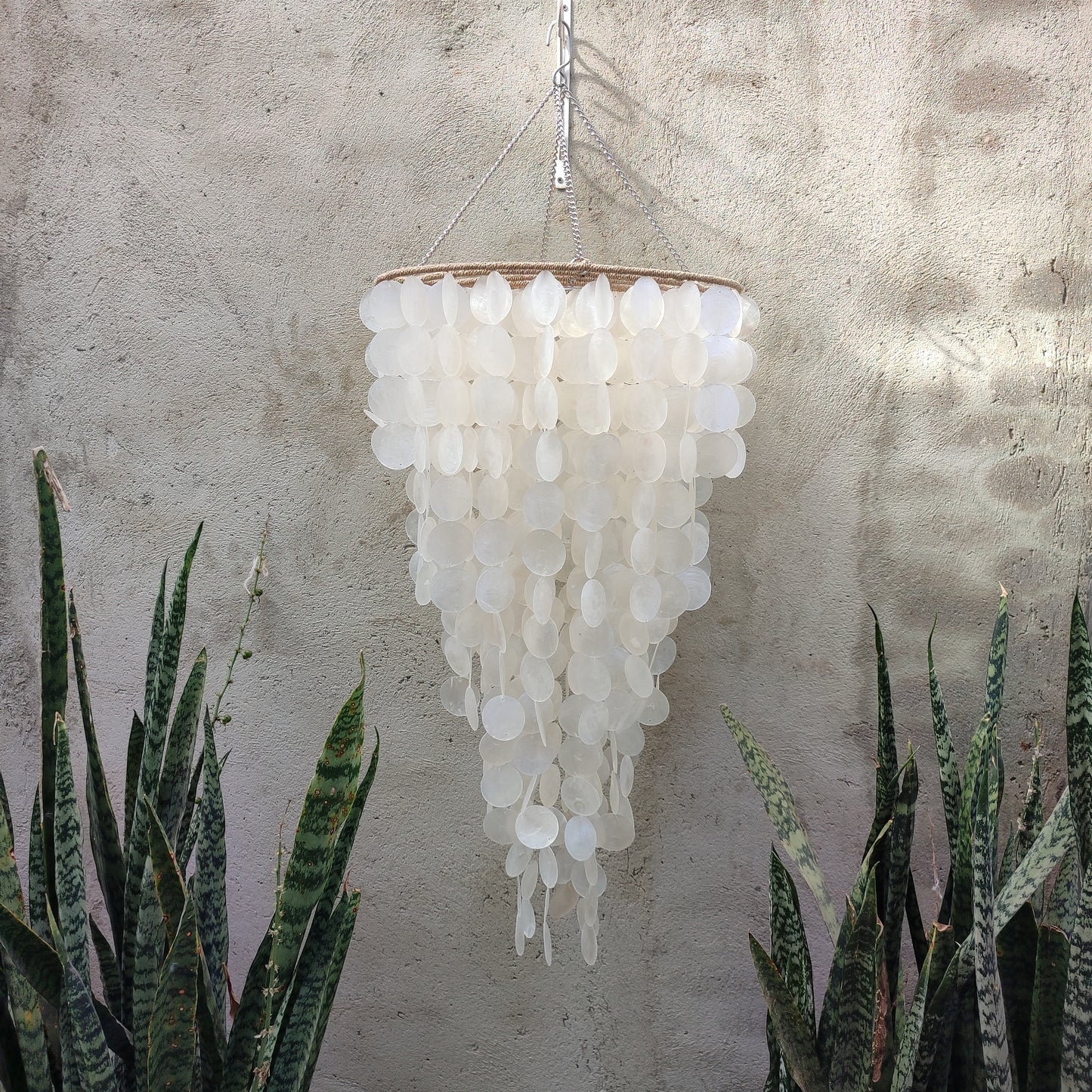 Capiz Shell Chandelier: Capiz Lamp Shade