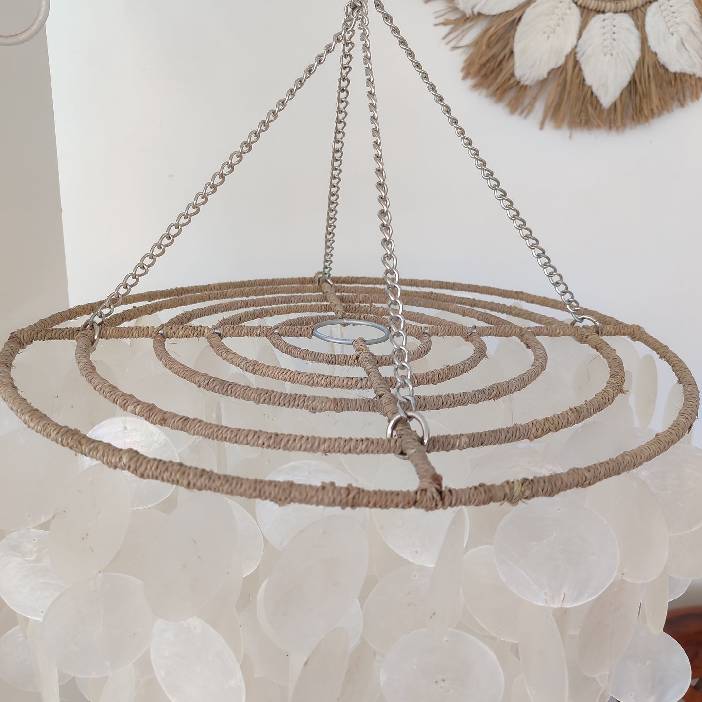 Capiz Shell Chandelier: Capiz Lamp Shade
