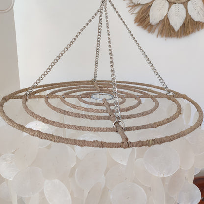 Capiz Shell Chandelier: Capiz Lamp Shade