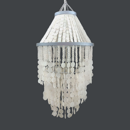 Capiz Shell Pendant Light, Capiz Lamp Shade