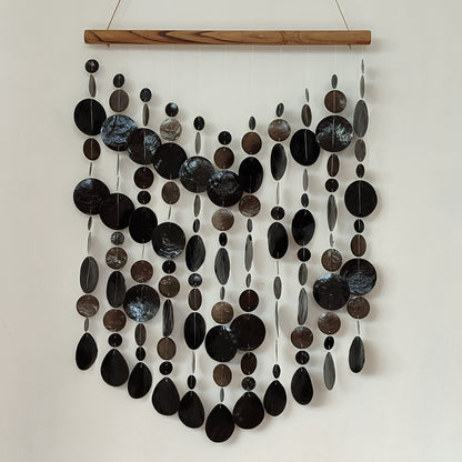 Capiz Shell Handmade Wall Decor, Capiz Wall Art, Capiz Curtain, Capiz shell Wind Chime for costal & boho decor