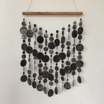 Capiz Shell Handmade Wall Decor, Capiz Wall Art, Capiz Curtain, Capiz shell Wind Chime for costal & boho decor