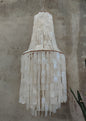 Natural Square Capiz Chandelier