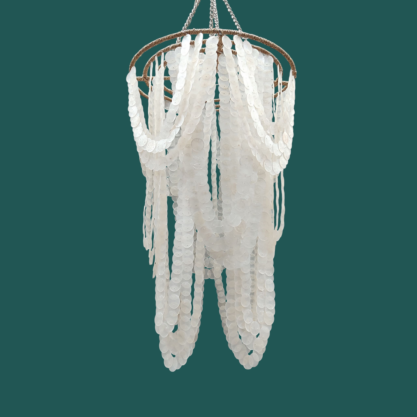 Capiz Lamp Shade for bedroom!