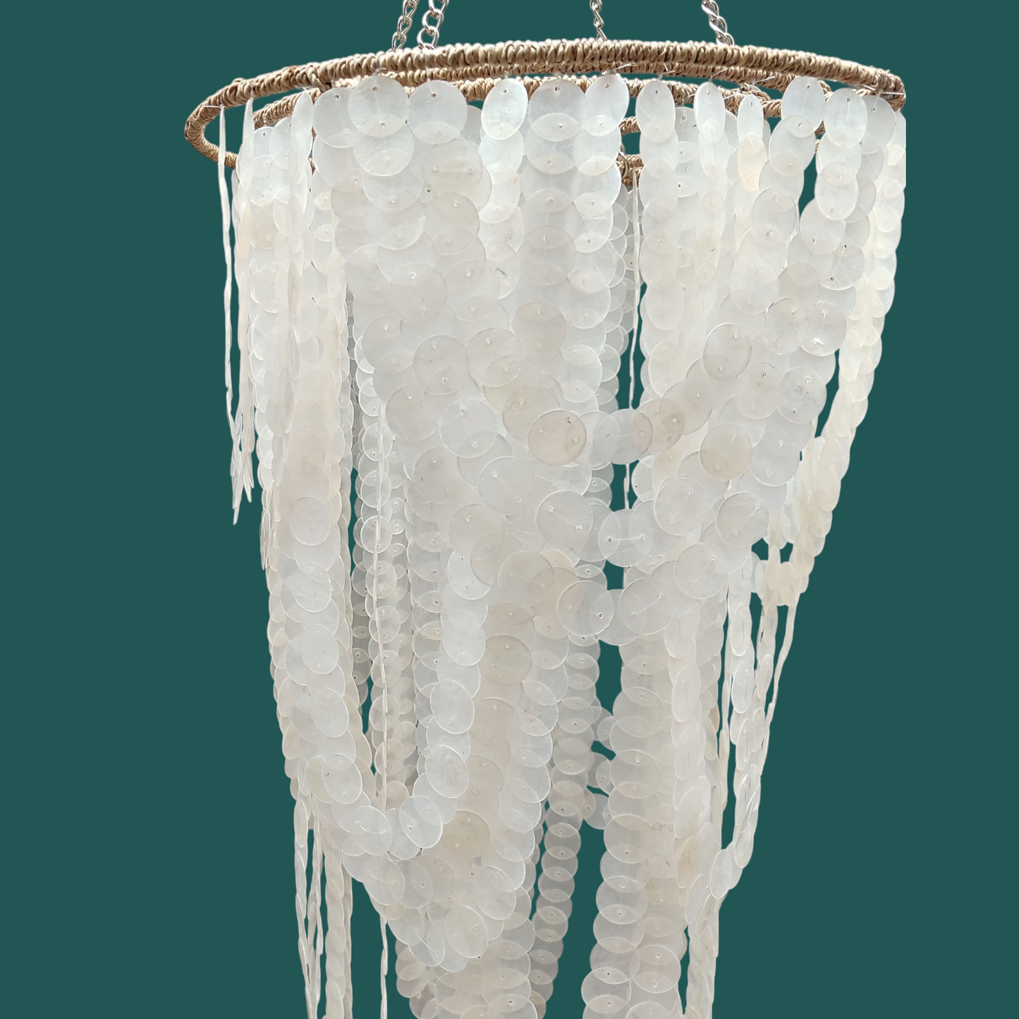 Capiz Lamp Shade for bedroom!