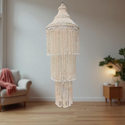 Sea Shell Chandelier, Boho Chandelier