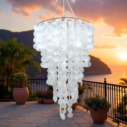 Capiz Shell Chandelier: Capiz Lamp Shade