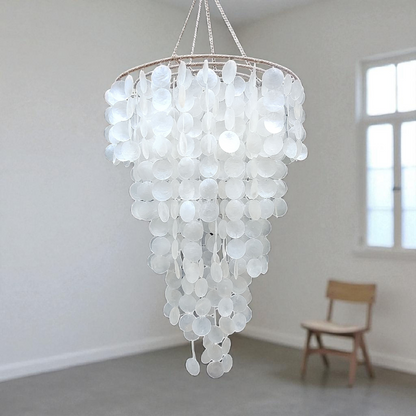 Capiz Shell Chandelier: Capiz Lamp Shade