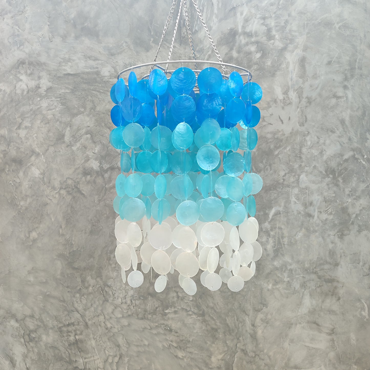 Ombre Capiz Wind Chime