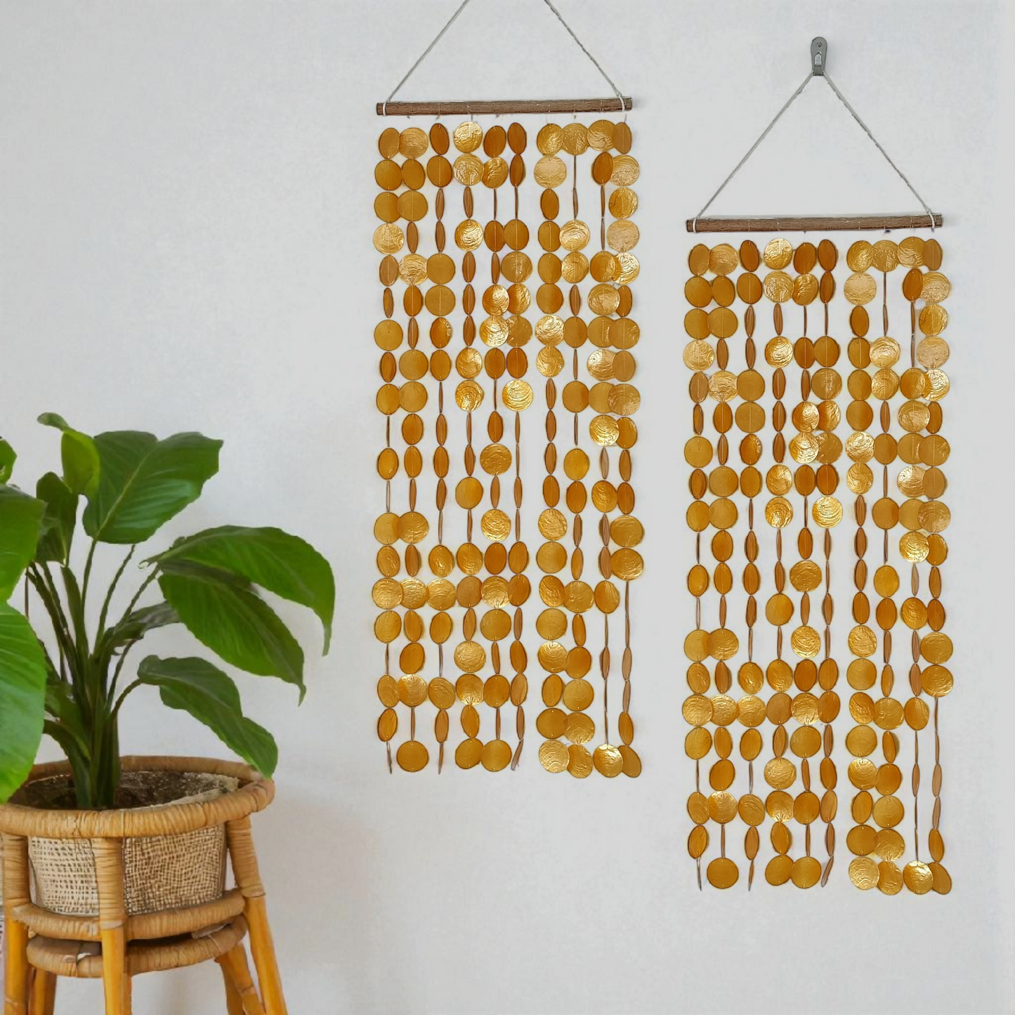 Capiz wall decor
