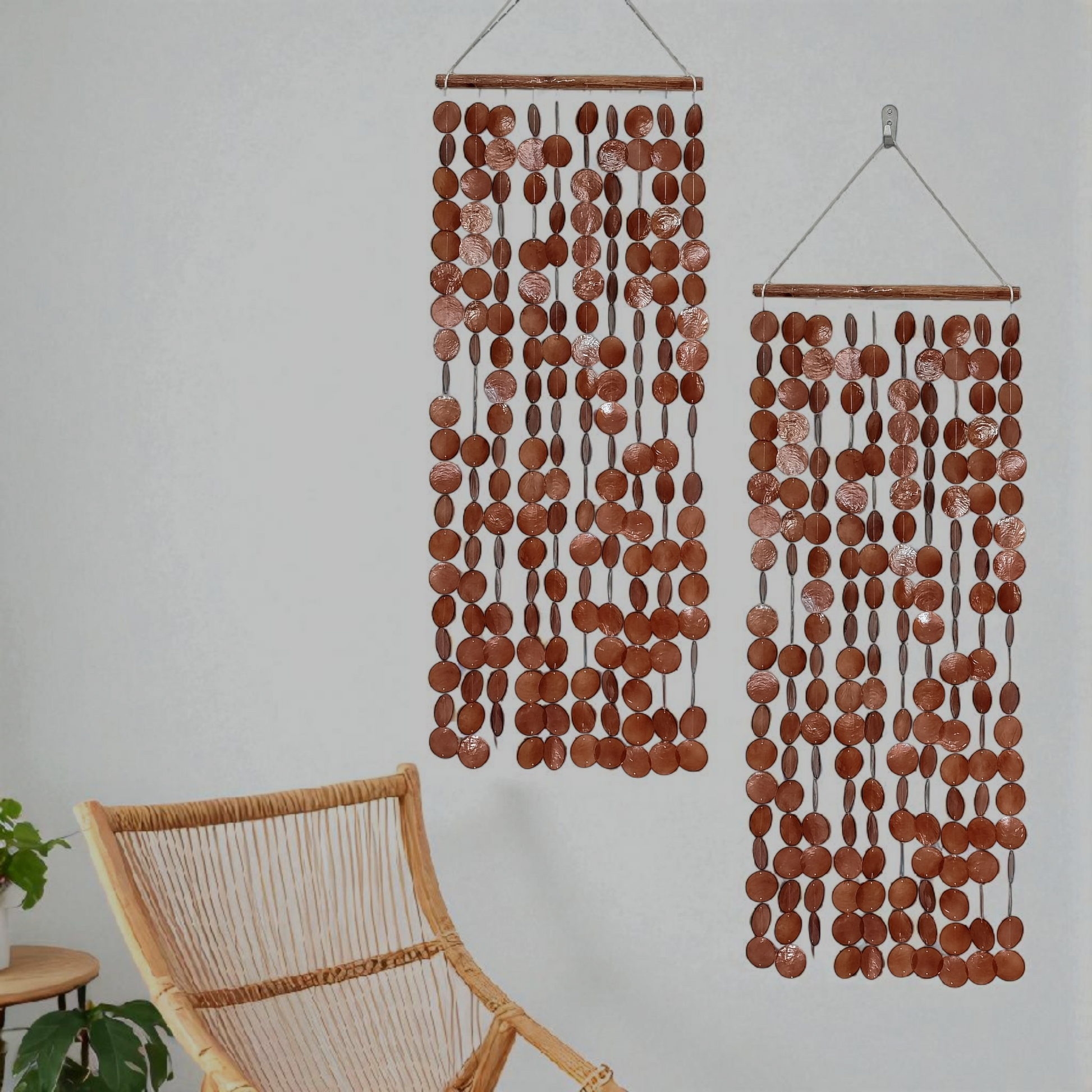 Capiz wall decor