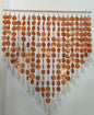 Capiz Shell Wall Hanging for boho and coastal interior decor