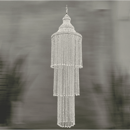 Seashell Chandelier, Boho Chandelier
