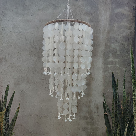 Capiz Dara Wind Chime Chandelier